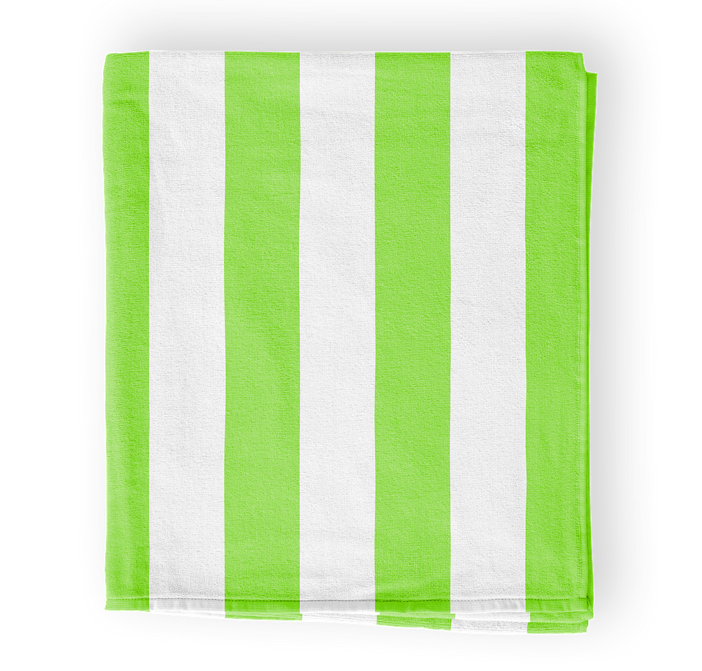 Port Authority Midweight Embroidered Cabana Stripe Beach Towel-default