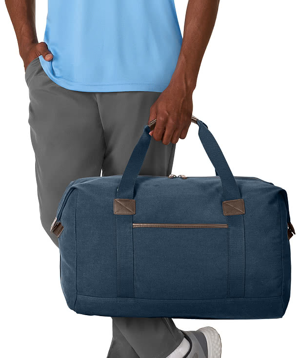 Port Authority Washed Canvas Duffel Bag