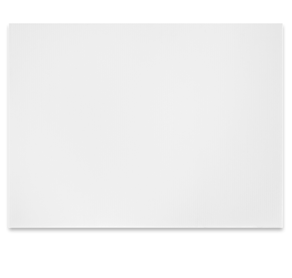 Full Color 24" x 18" Single Sided Plastic Sign-default