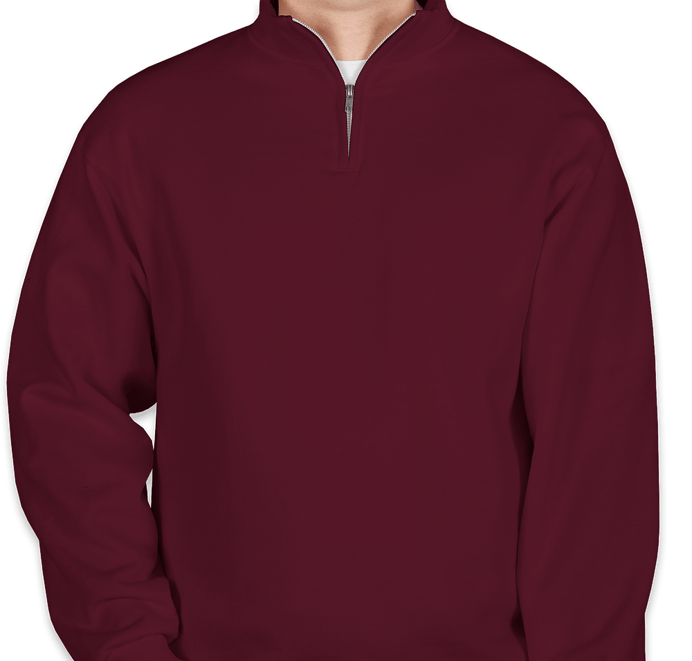Jerzees Nublend Quarter Zip Sweatshirt - Embroidered-default