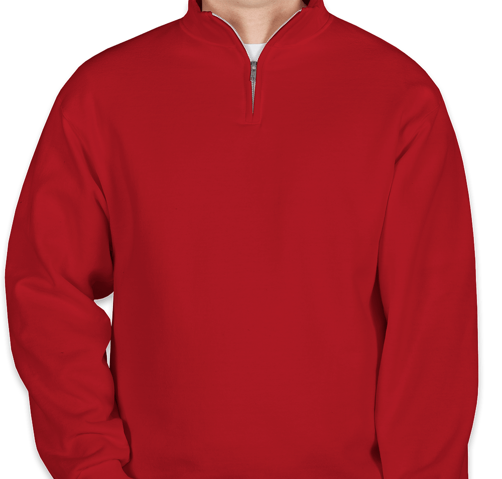 Jerzees Nublend Quarter Zip Sweatshirt - Embroidered-default