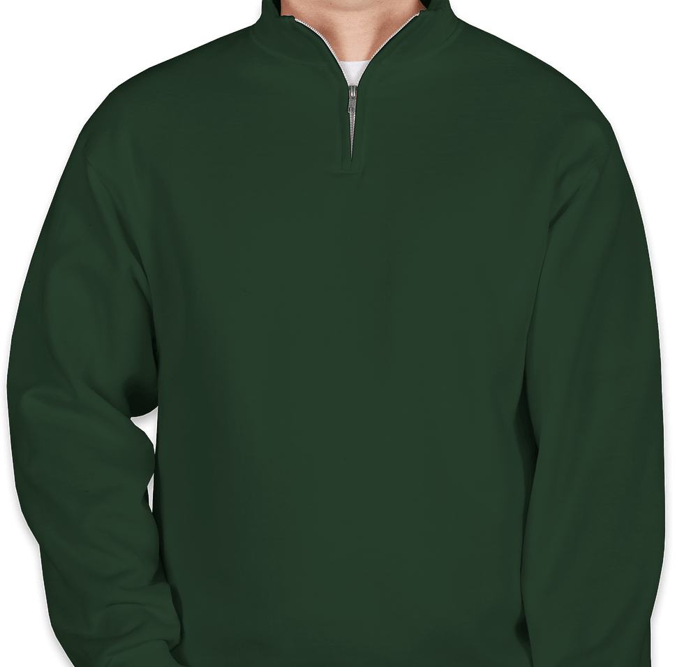 Jerzees Nublend Quarter Zip Sweatshirt - Embroidered-default