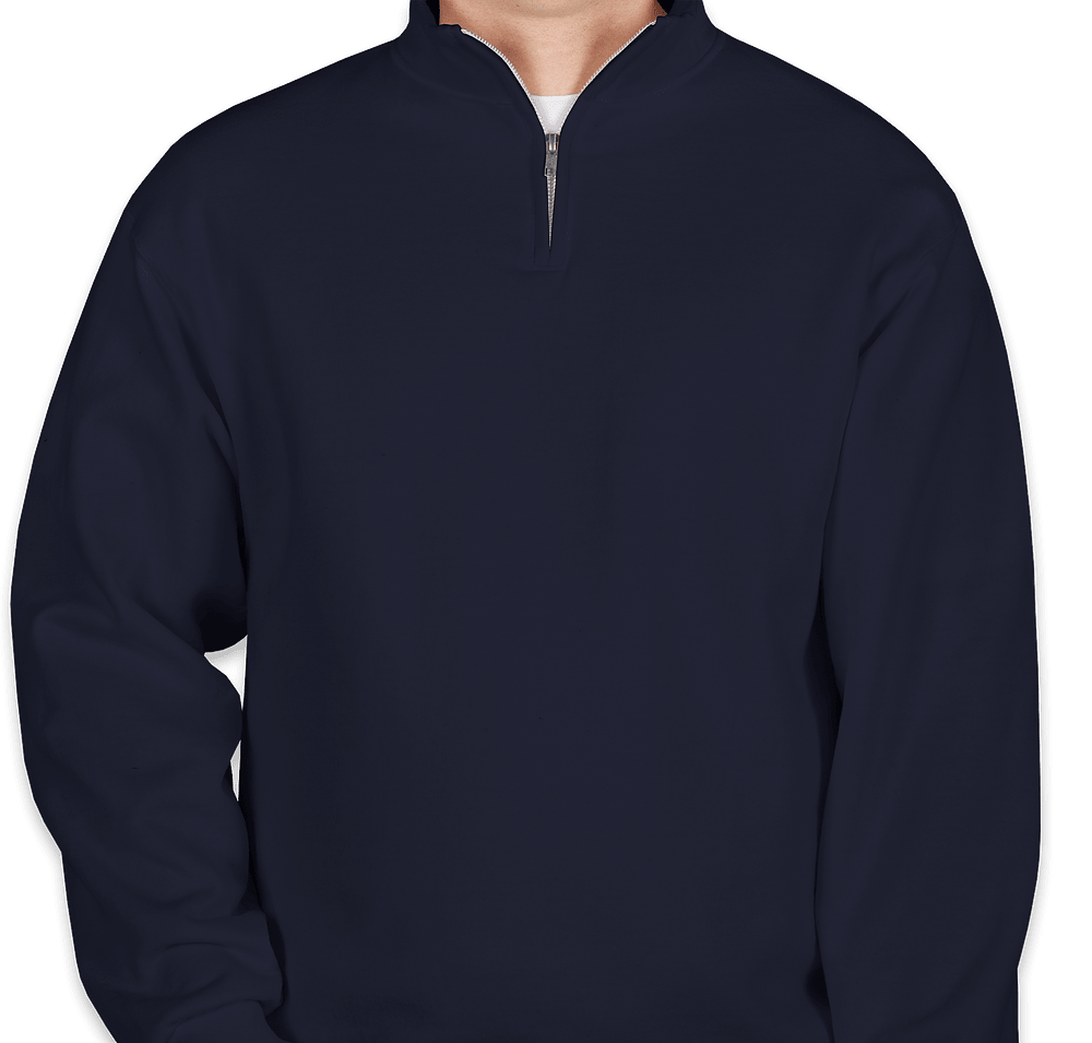 Jerzees Nublend Quarter Zip Sweatshirt - Embroidered-default