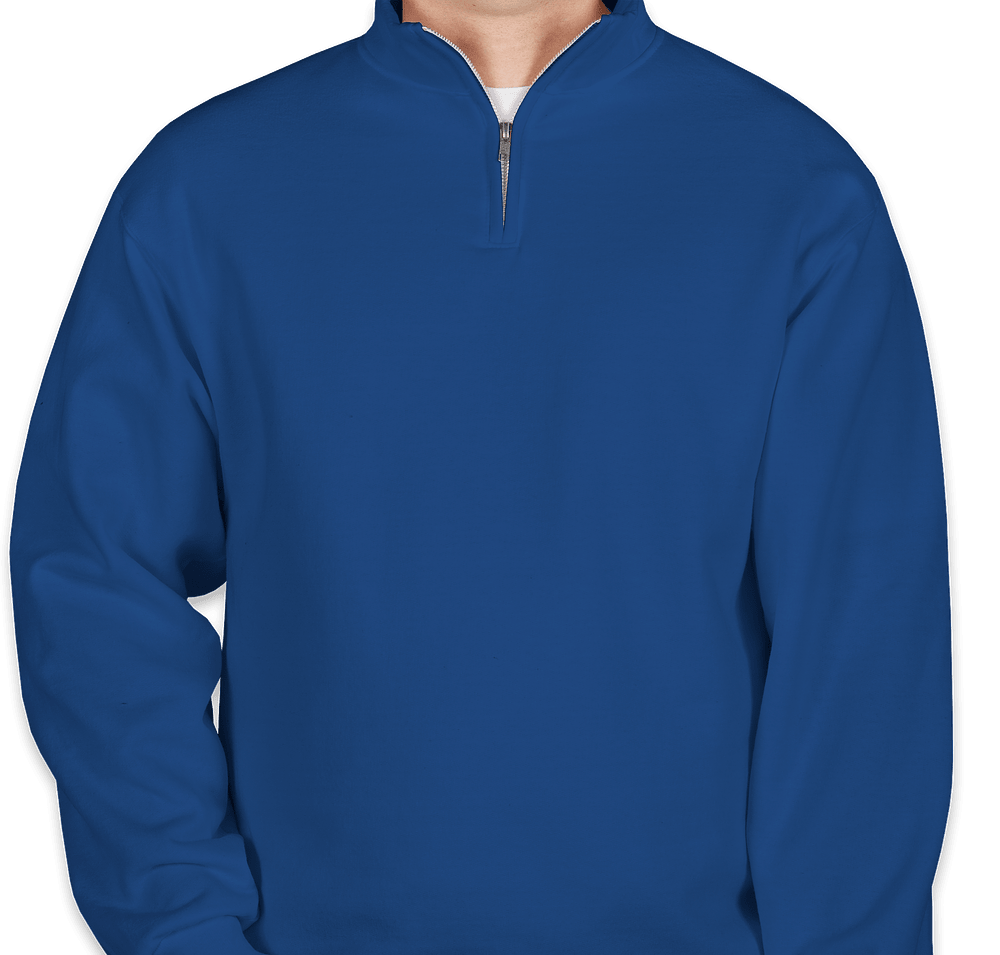 Jerzees Nublend Quarter Zip Sweatshirt - Embroidered-default