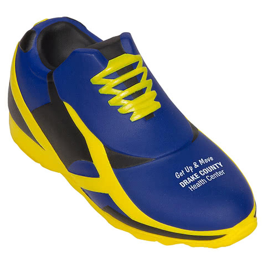 Running Shoe Stress Reliever in Blue/Yellow/Black