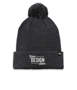 The North Face Pom Pom Beanie - Color: TNF Black Heather