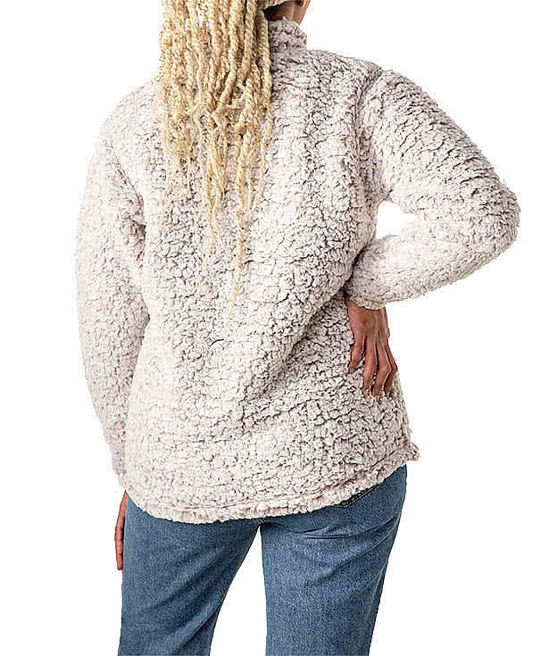 J. America Women’s Epic Sherpa Quarter-Zip Pullover