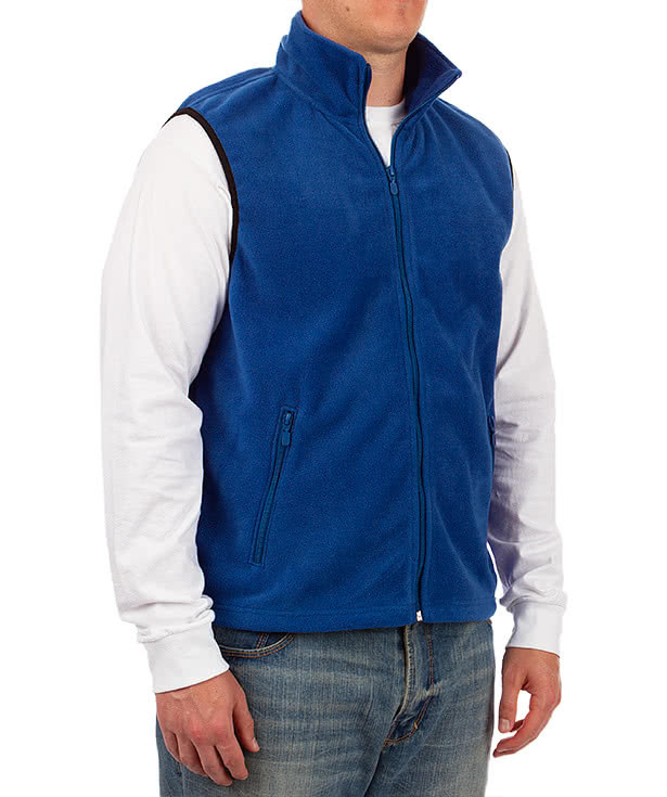Harriton Fleece Vest - Embroidered