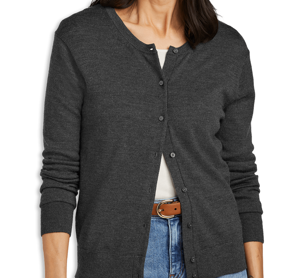 Brooks Brothers Women’s Merino Wool Button-Front Cardigan-default