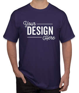 Canada - Gildan 100% Cotton T-shirt - Color: Cobalt