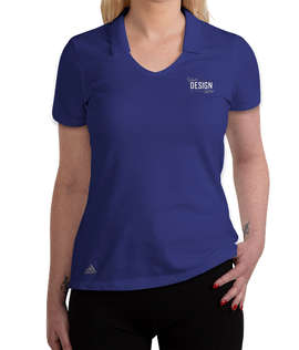 Adidas Women's Recycled Blend Polo - Color: Collegiate Royal