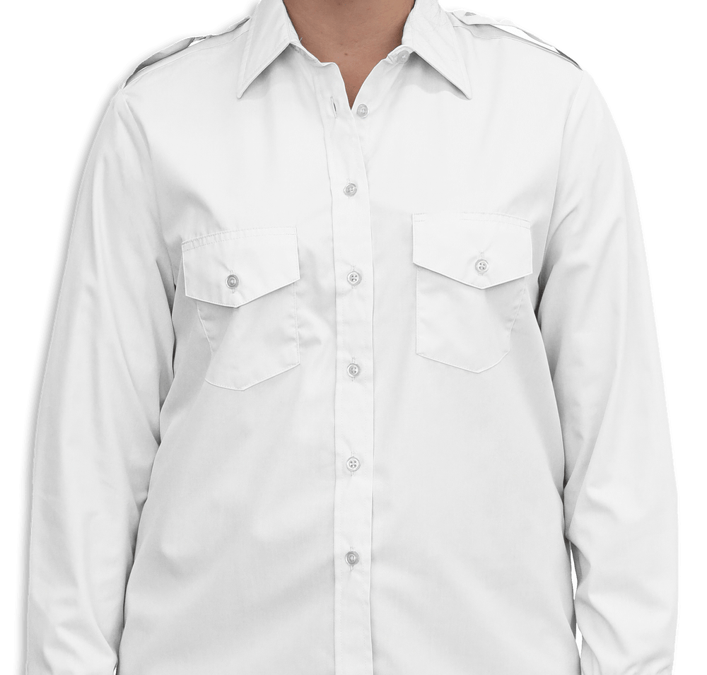 Edwards Women's Navigator Poplin Long Sleeve Work Shirt-default