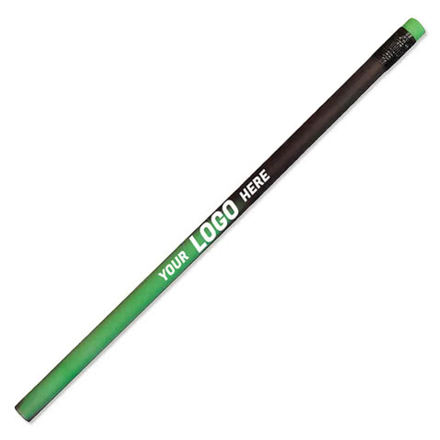 Shadow Color Changing Mood Pencil with Colored Eraser in Black To Neon Blue