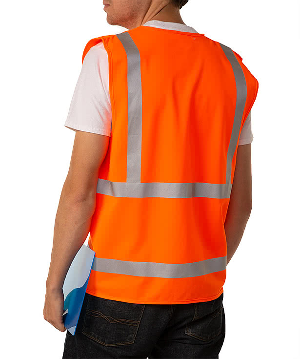 Bayside USA-Made Class 2 Safety Vest