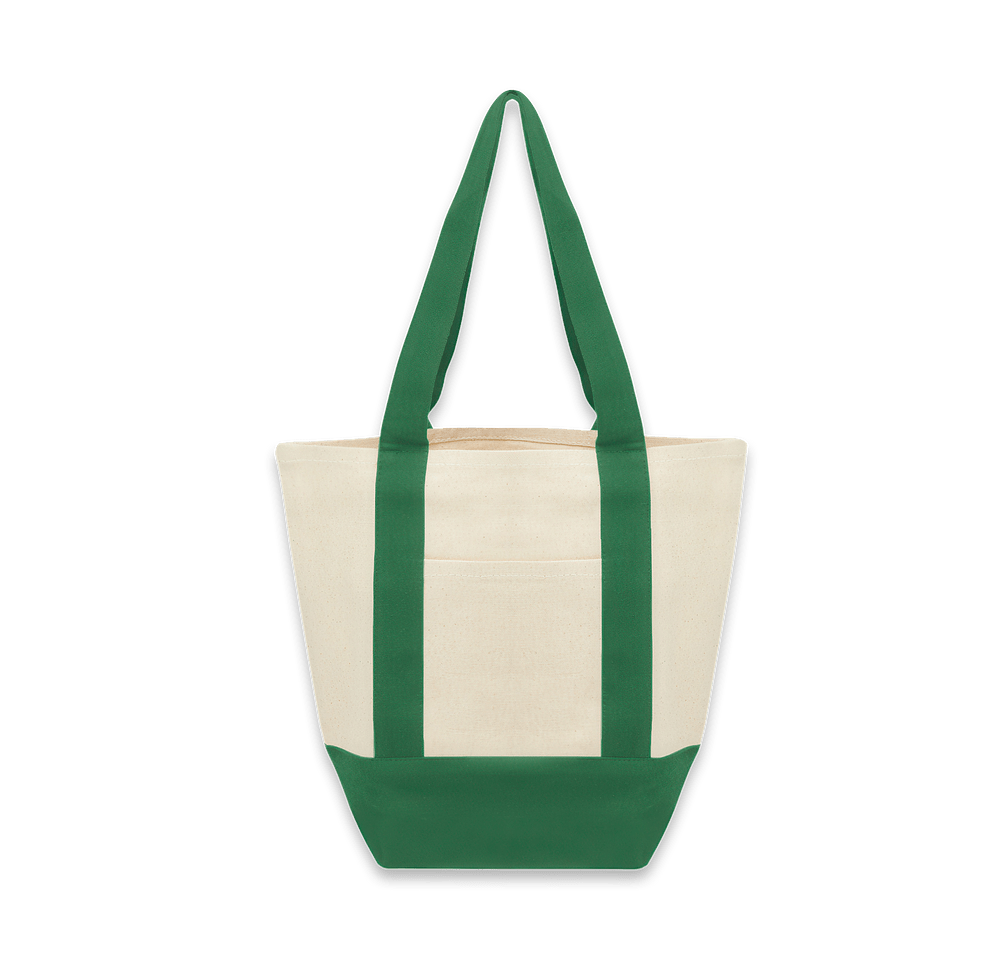Full Color Starboard Small Recycled Cotton Canvas Tote Bag-default