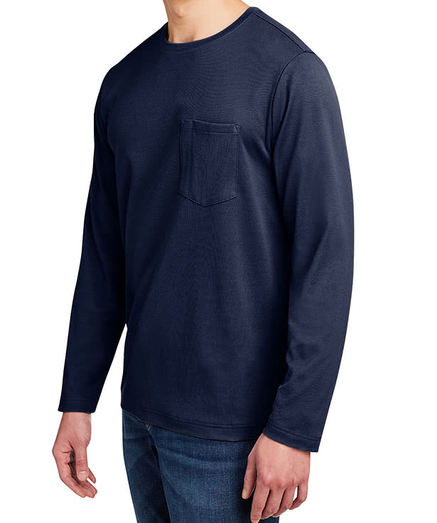 Harriton Charge Snag and Soil Protect Long Sleeve Performance Shirt
