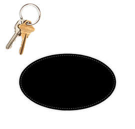 5.75 in. x 3.375 in. Oval Car Magnet - Color: Black