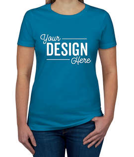 Next Level Women's Slim Fit Jersey T-shirt - Color: Turquoise
