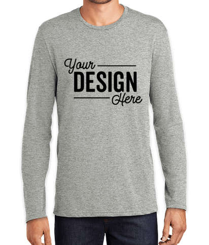 District Perfect Weight Long Sleeve T-shirt - Heathered Steel