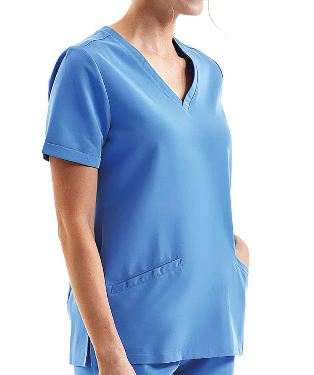 Onna Women’s Invincible Recycled Stretch V-Neck Scrub Top