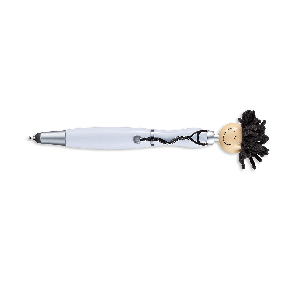 MopToppers Stethoscope Light Tone Ballpoint Stylus Pen (black ink)-default