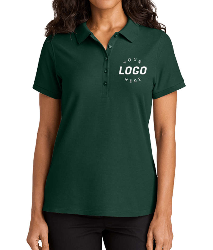 Port Authority Women's Wearever UV Performance Pique Polo in Dark Green