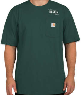 Carhartt Tall Workwear Pocket T-shirt - Color: Hunter Green