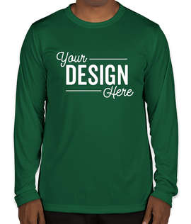 Canada - Team 365 Zone Long Sleeve Performance Shirt - Color: Sport Forest