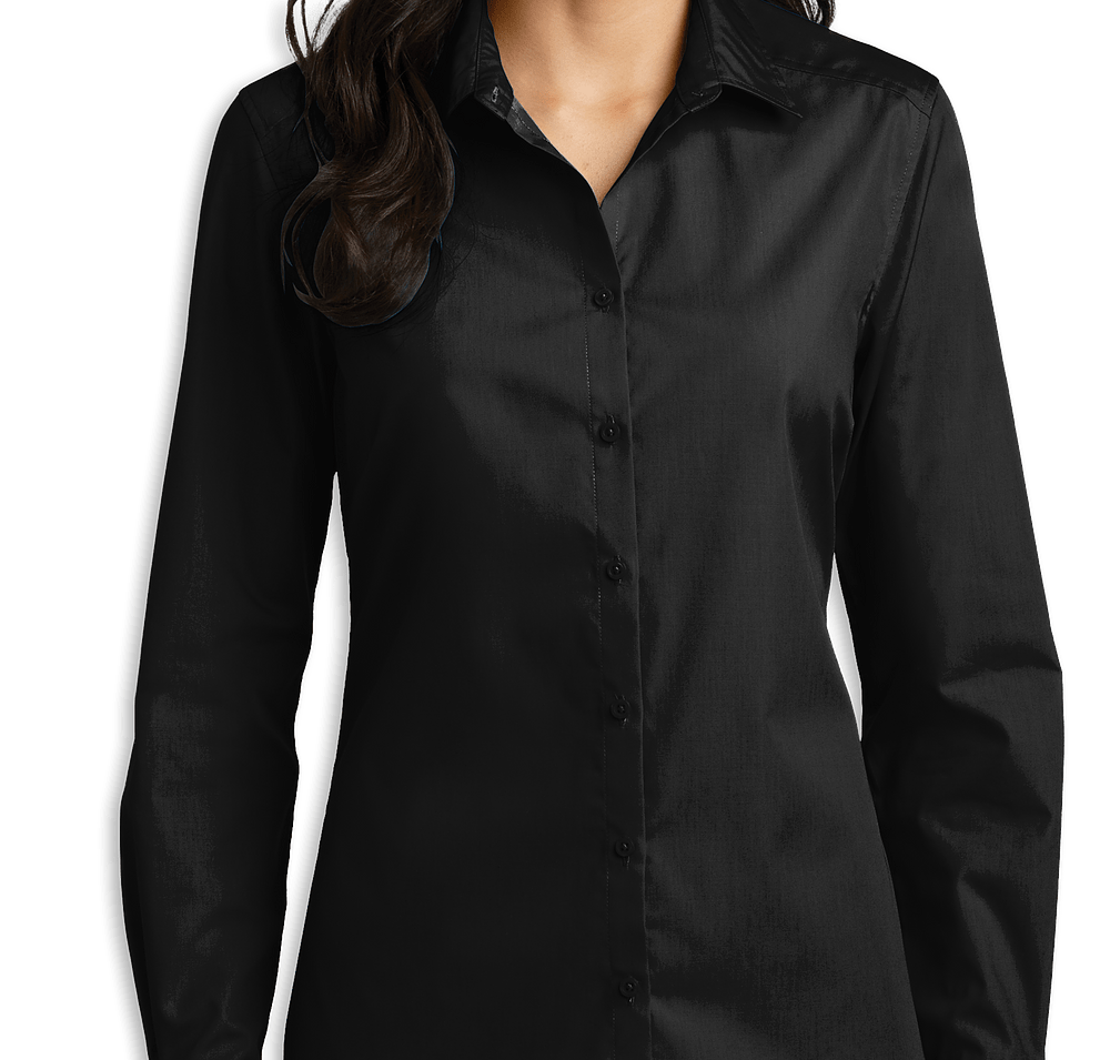 Port Authority Women's Carefree Poplin Dress Shirt - Printed-default