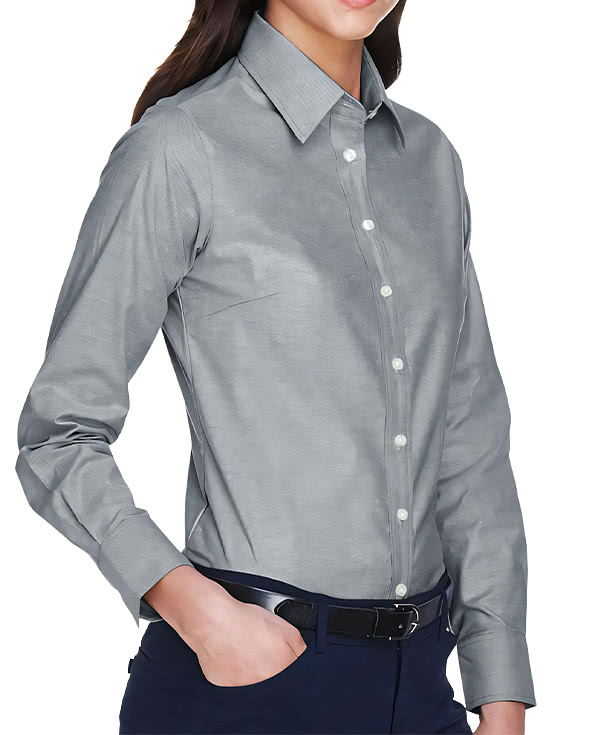 Harriton Women's Oxford Dress Shirt
