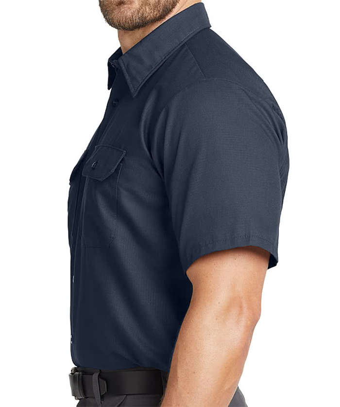 Red Kap Ripstop Performance Short Sleeve Work Shirt