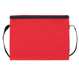 KOOZIE® Six-Pack Lunch Kooler - Color: Red