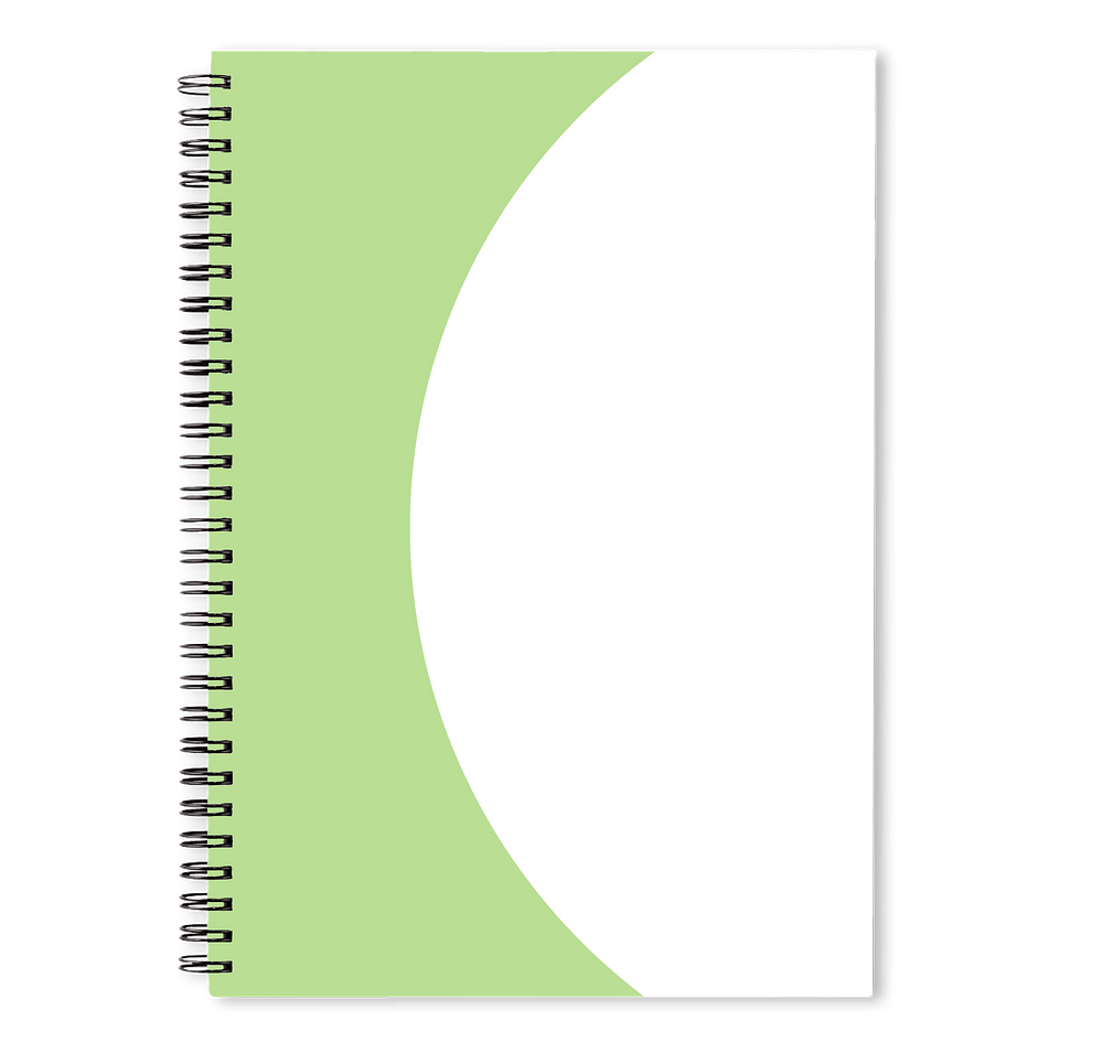 Curve JournalBooks ® Spiral Notebook-default