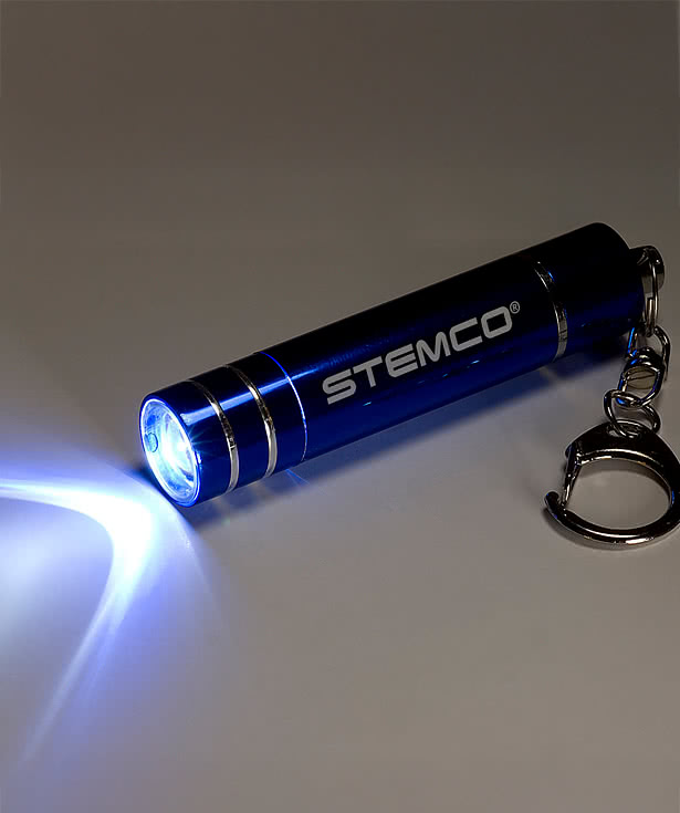 Micro 1 LED Flashlight Keychain