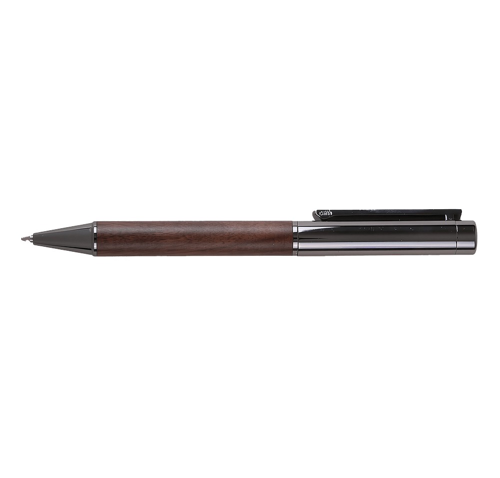 Laser Engraved Luxwood Ballpoint Pen (black ink)-default