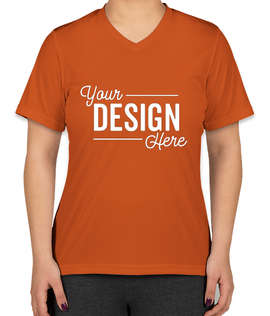 Team 365 Women's Zone V-Neck Performance Shirt - Color: Sport Burnt Orange