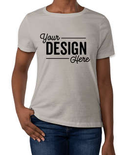 Bella + Canvas Women's Jersey T-shirt - Color: Heather Cool Grey