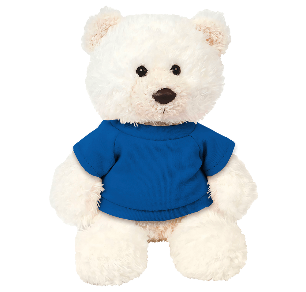6" White Baxter Bear Plush Animal-default