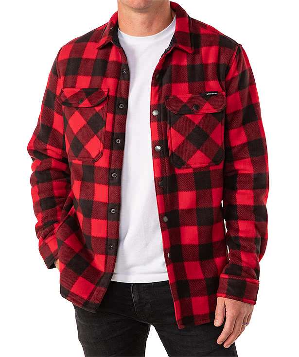Eddie Bauer Woodland Fleece Shirt Jacket