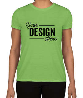 Gildan Women's Soft Jersey Performance Shirt - Color: Lime