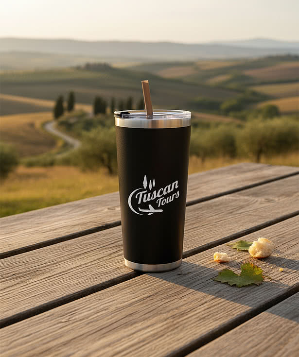 20 oz. All Season Insulated Stainless Steel Tumbler with Straw
