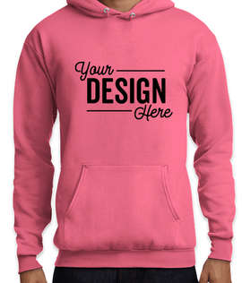 Port & Company Core Pullover Hoodie - Color: Neon Pink