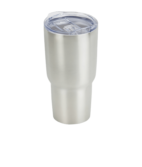 Full Color 30 oz. Belmont Stainless Steel Insulated Travel Tumbler in Silver