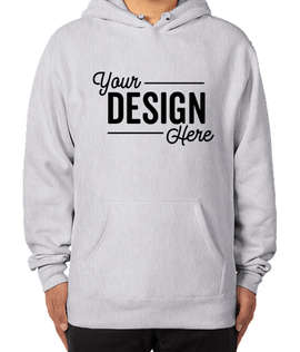 Independent Trading Heavyweight Cross-Grain Pullover Hoodie - Color: Grey Heather