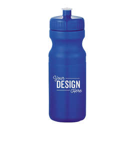 24 oz. Easy Squeezy Spirit Bike Water Bottle - Color: Royal Blue