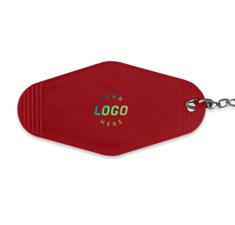 Motel Style Keychain in Red