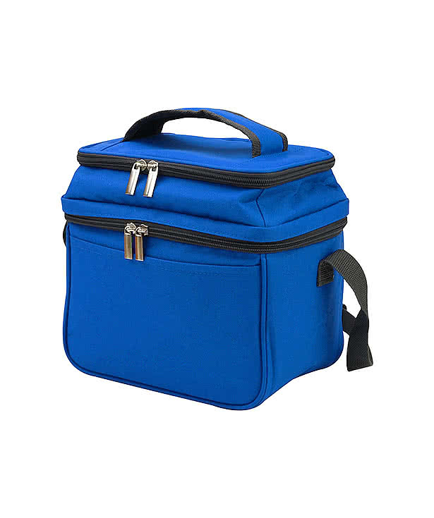 Full Color Dual Compartment 6 Can Cooler