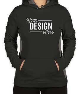 Sport-Tek Women's Colorblock Performance Pullover Hoodie