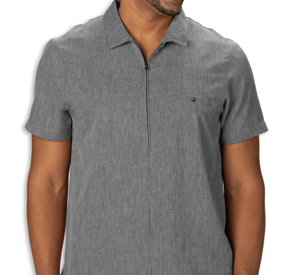 Edwards Melange Chambray Scotchgard Treated Service Shirt-default