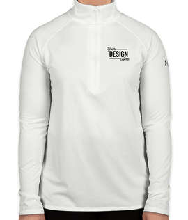 Under Armour Women's Tech Quarter Zip Performance Shirt - Color: White